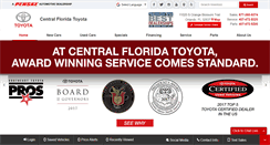 Desktop Screenshot of centralfloridatoyota.com